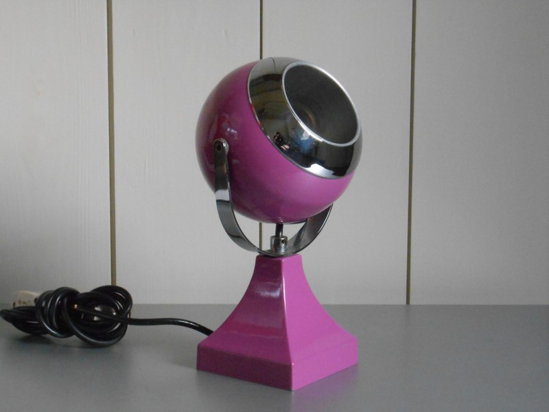 Purple Desk Lamp With Organizer