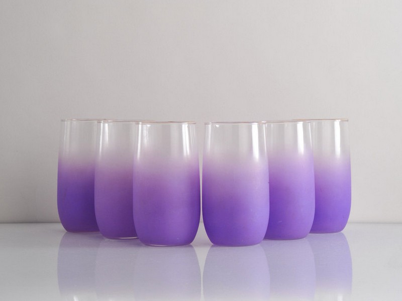 Purple Drinking Glasses