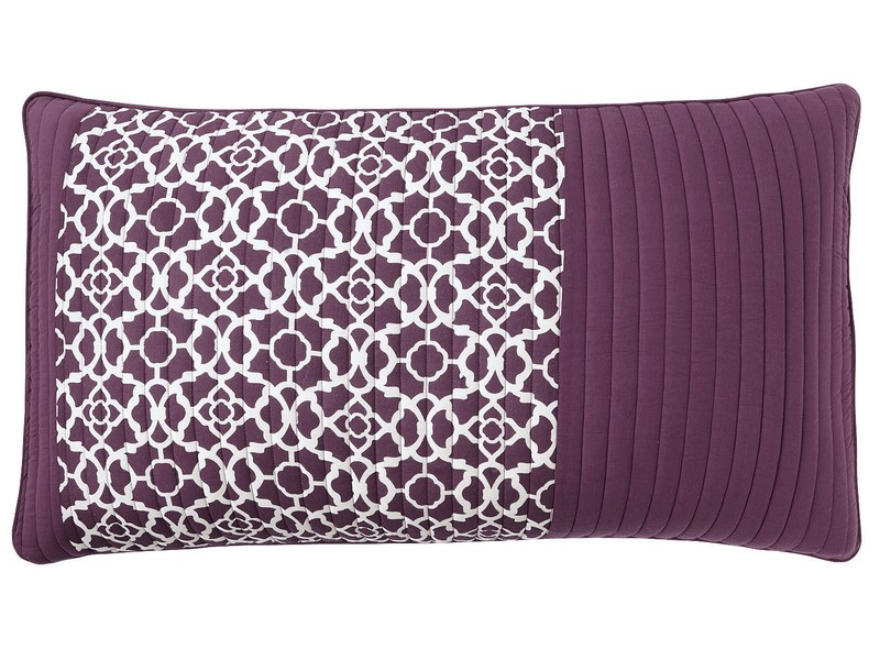 Purple Pillow Shams King