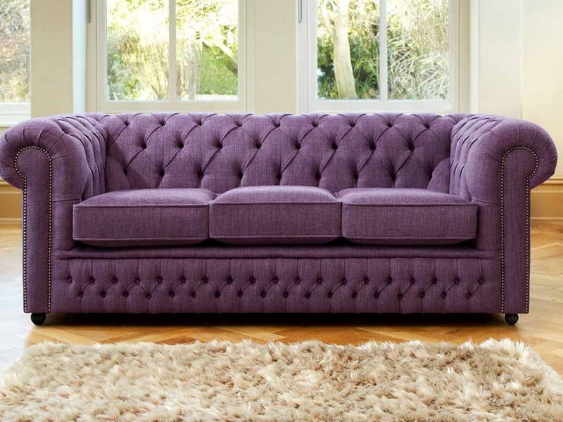 Purple Velvet Couch Vintage