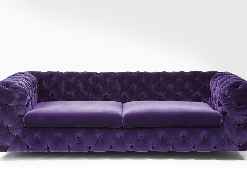 Purple Velvet Couch