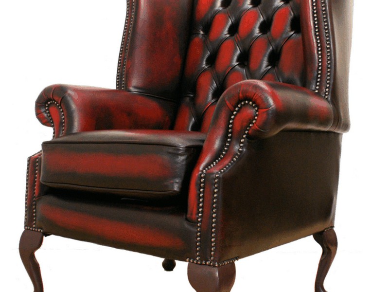 Queen Anne Chair Leather