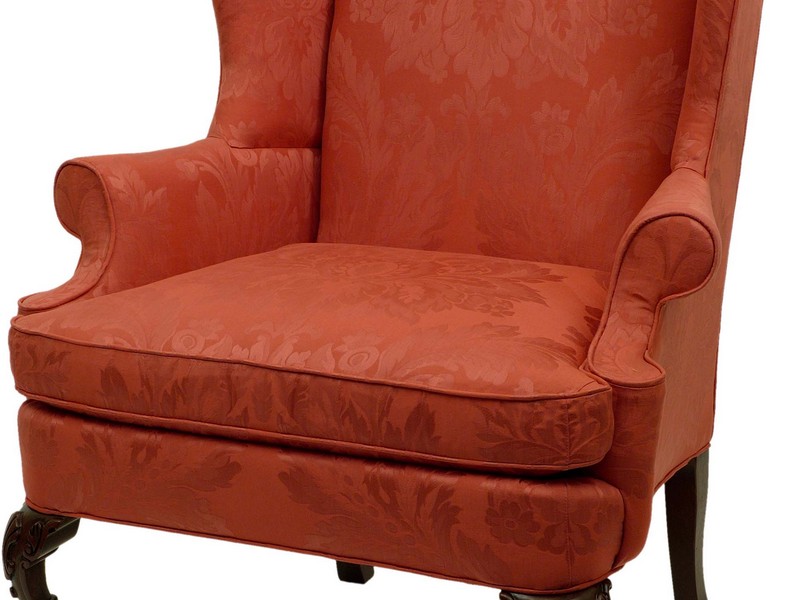 Queen Anne High Back Wing Chair