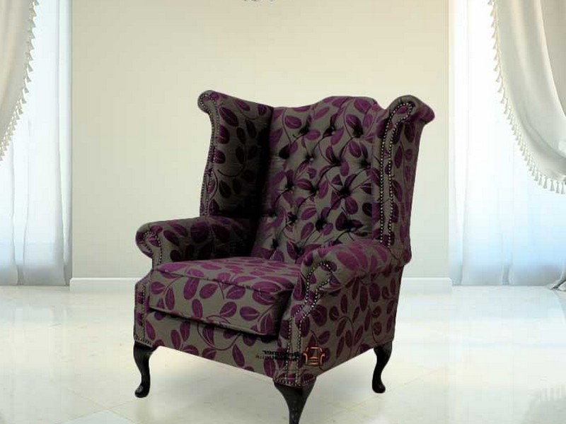 Queen Anne Wing Chair Recliner