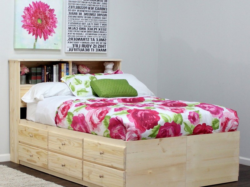 Queen Bed With Storage Drawers Plans