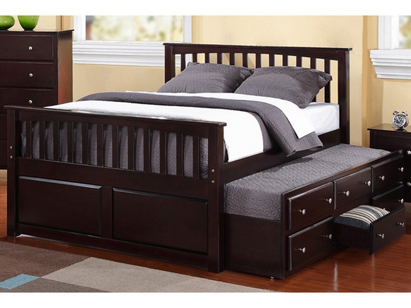Queen Size Bed With Twin Trundle