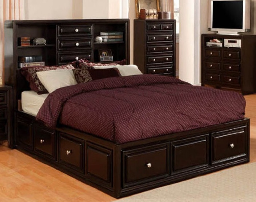 Queen Size Captains Bed