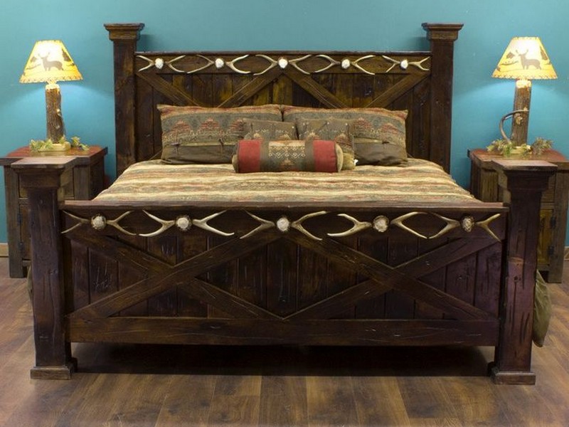 Reclaimed Barn Wood Bed Frame