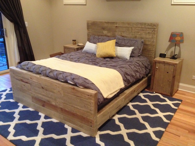 Reclaimed Wood Bed Frame Los Angeles