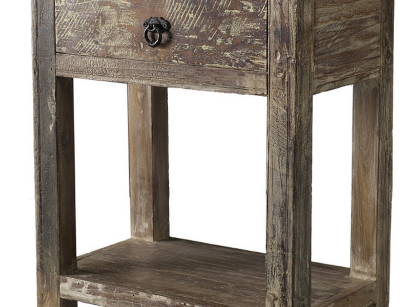 Reclaimed Wood End Tables
