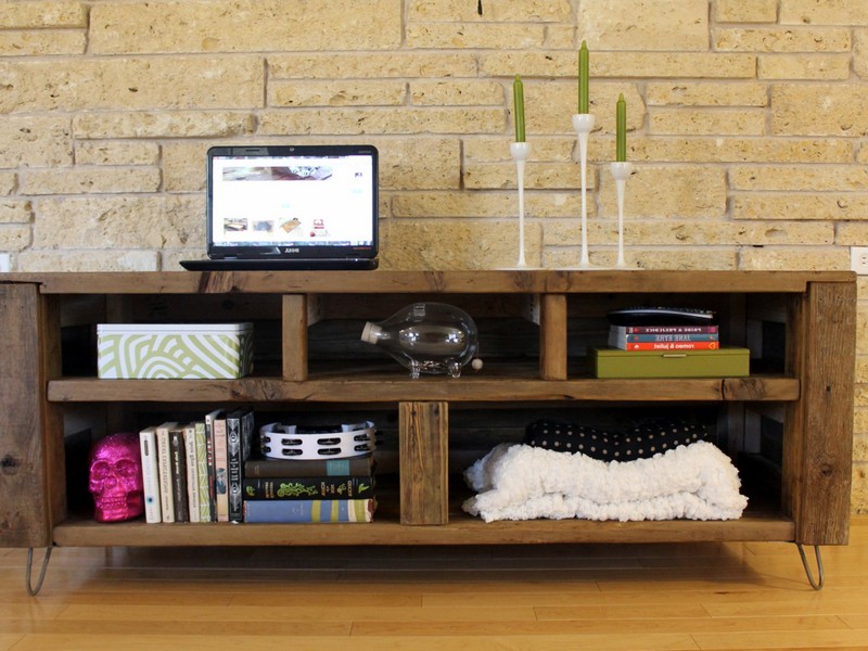 Reclaimed Wood Media Console