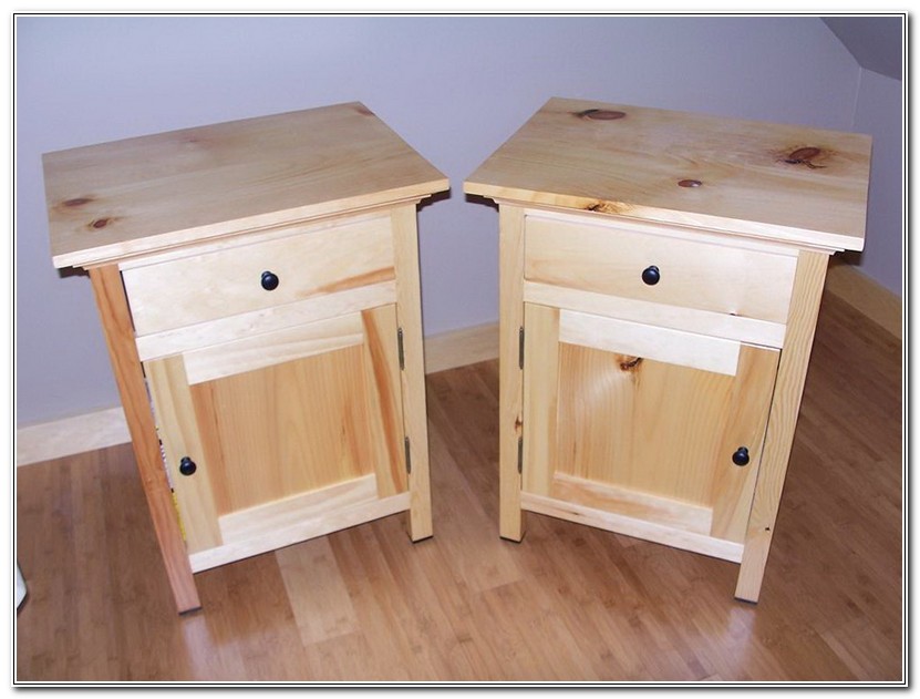 Reclaimed Wood Nightstand Plans