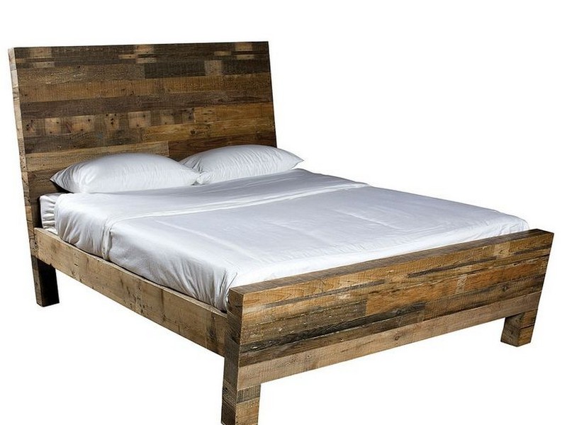 Reclaimed Wood Platform Bed Frame