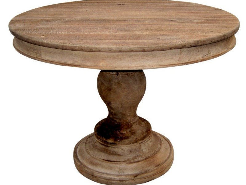 Reclaimed Wood Round Dining Table