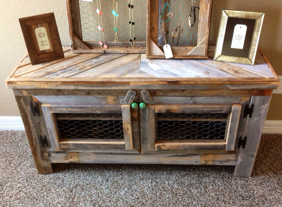 Reclaimed Wood Tv Stand Diy