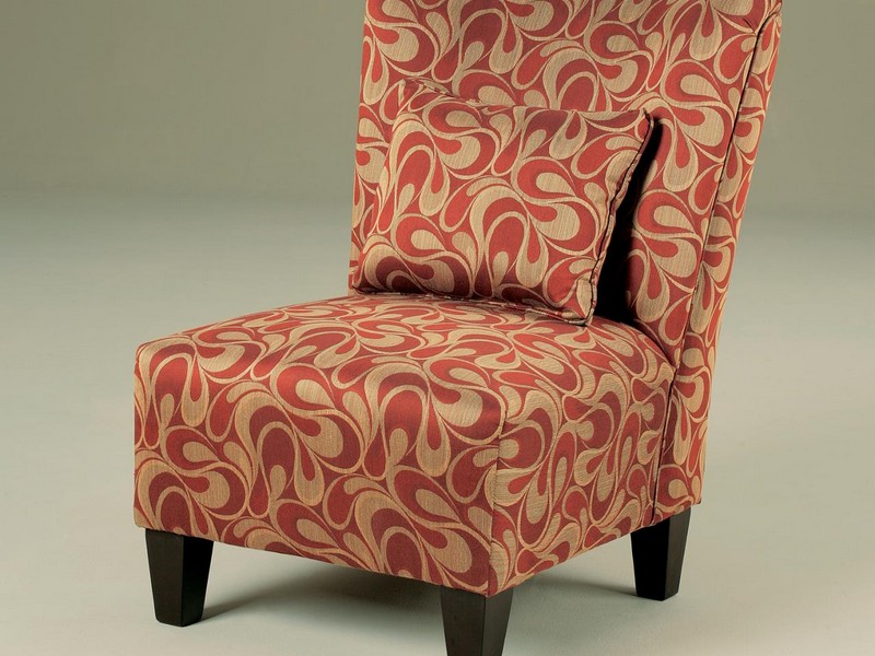 Red And Gold Accent Chairs