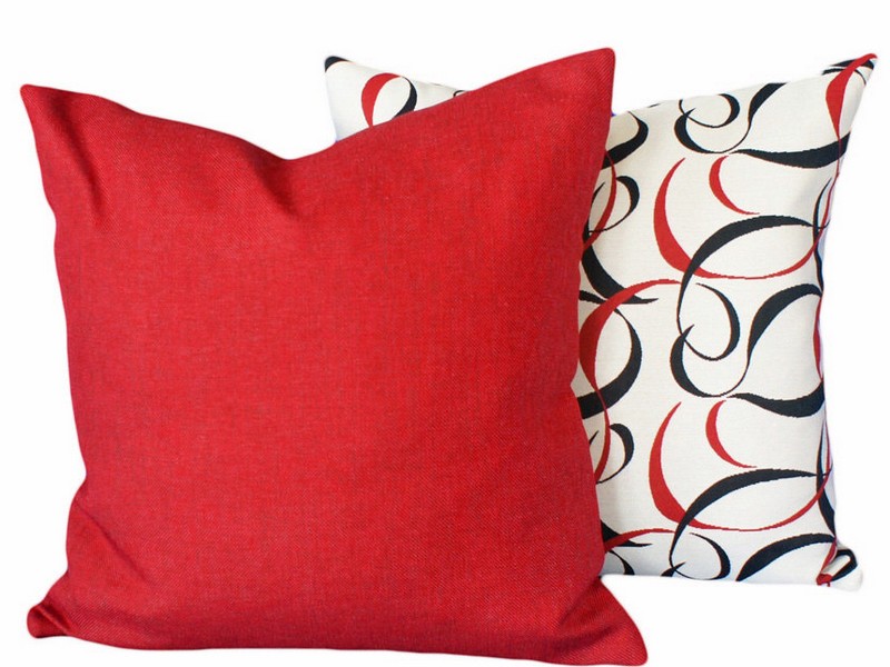 Red Couch Accent Pillows