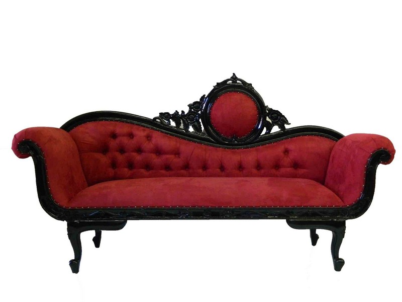 Red Leather Chaise Lounge Chairs