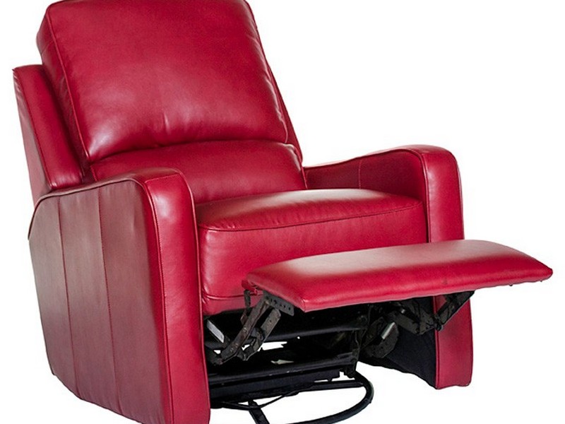 Red Leather Reclining Chair