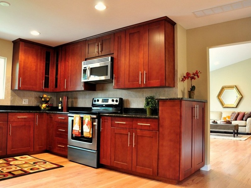 Red Oak Bathroom Cabinets