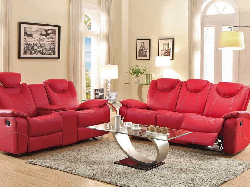 Red Reclining Sofa Sets