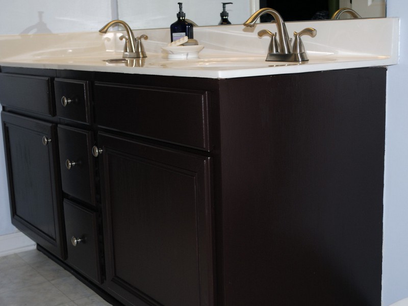 Refinishing Bathroom Cabinets Paint