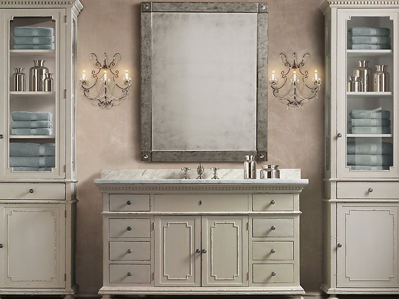 Restoration Hardware Bathroom Vanity Knockoff