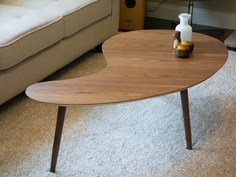 Retro Kidney Shaped Coffee Table