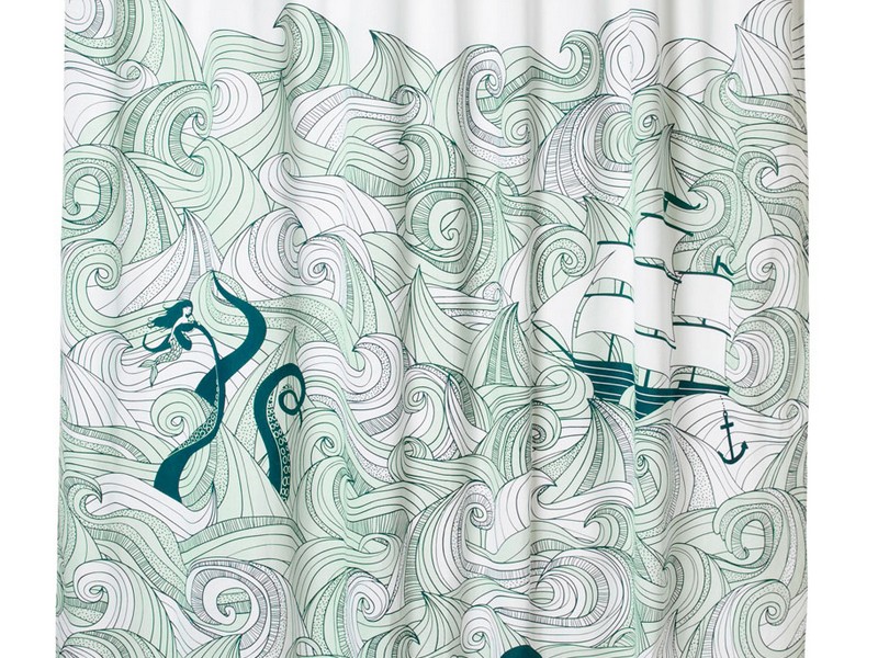 Retro Shower Curtains