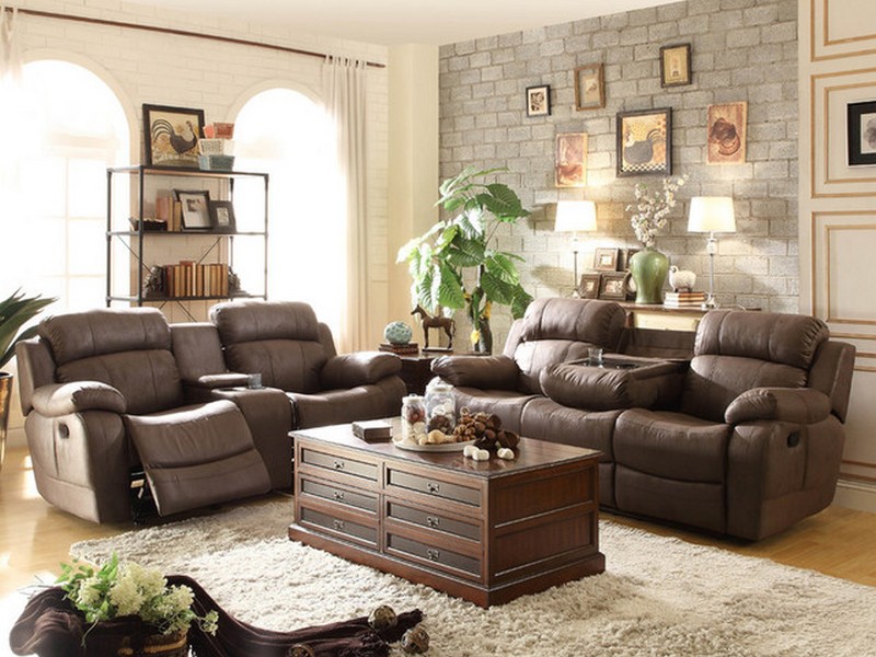 Rocking Reclining Loveseat With Console