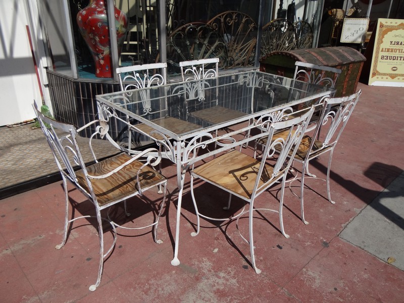 Rod Iron Chairs Outdoor