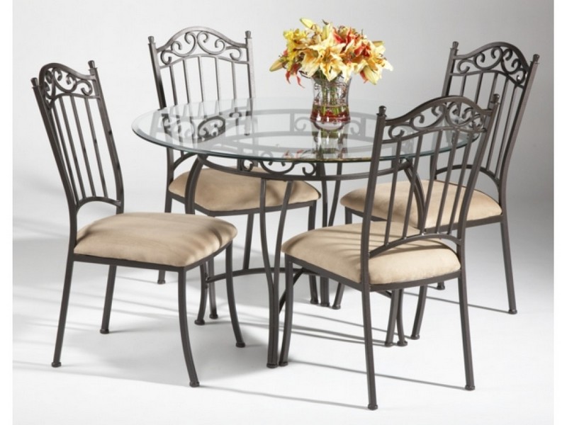 Rod Iron Dining Chairs