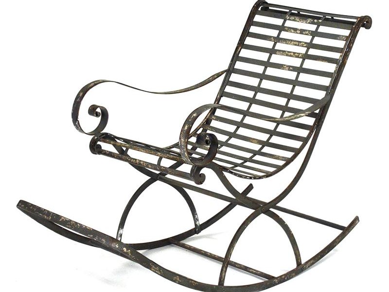 Rod Iron Rocking Chairs