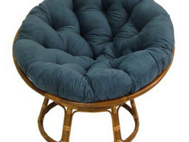 Round Bamboo Chair Cushion Cover