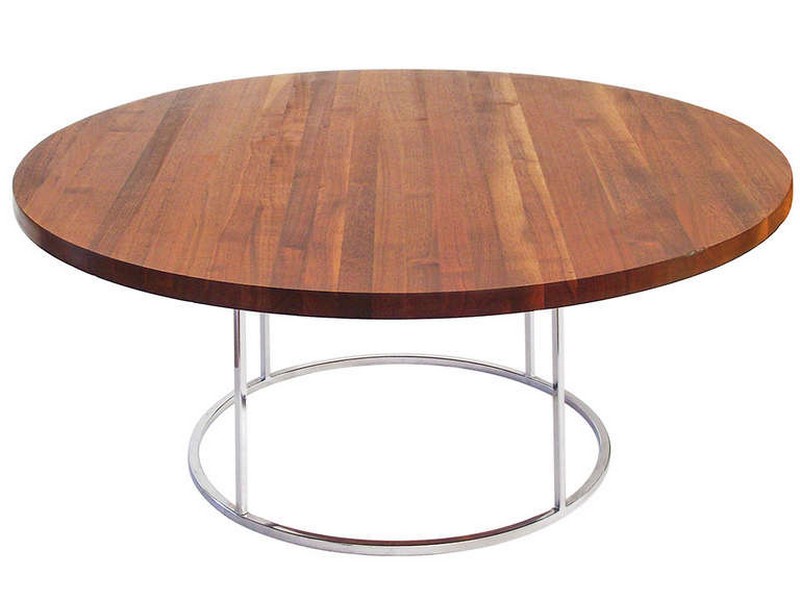 Round Butcher Block Table Top