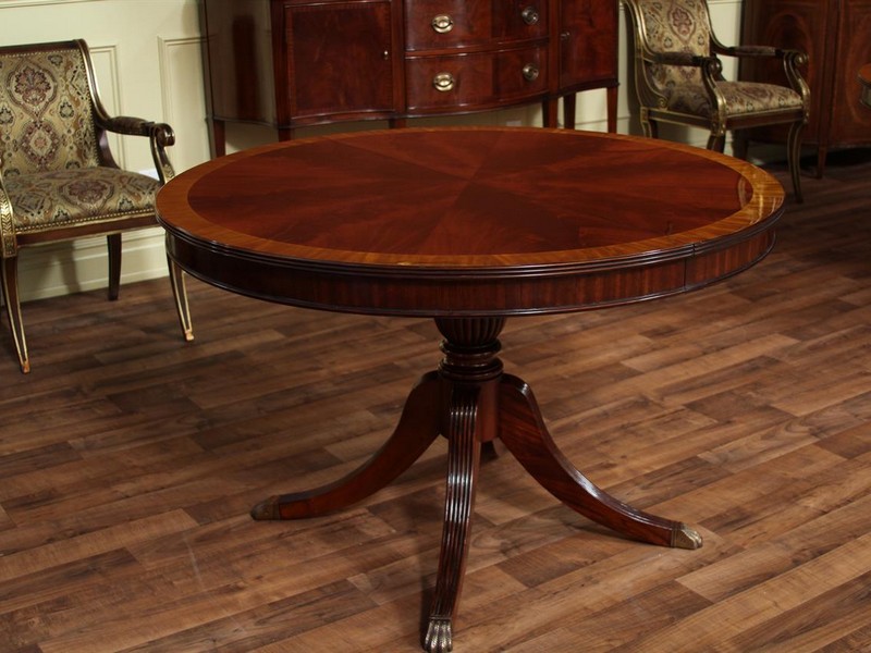 Round Dining Tables With Leaves