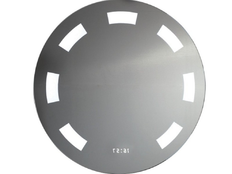 Round Illuminated Bathroom Mirror