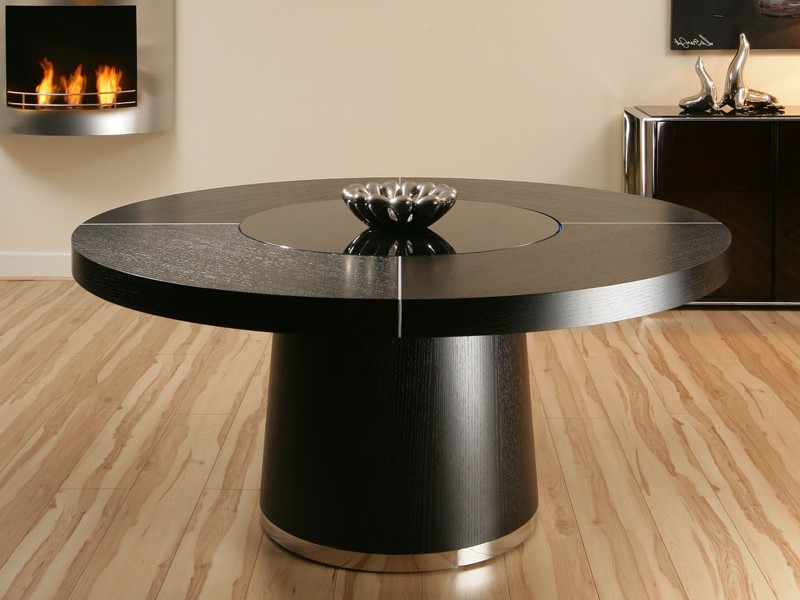 Round Marble Dining Table With Lazy Susan