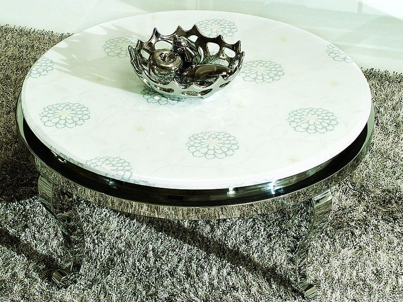 Round Marble Top Coffee Table Sets