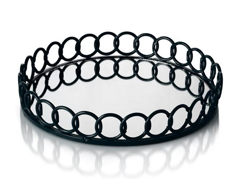 Round Mirror Tray