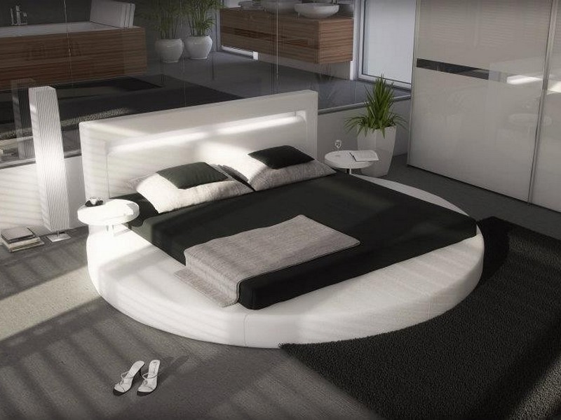 Round Platform Bed