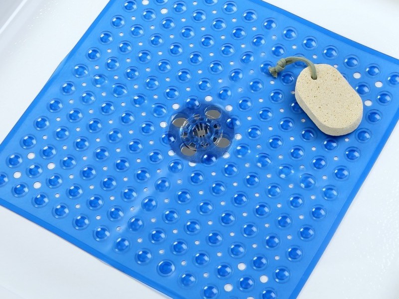 Round Shower Mat With Drain Hole