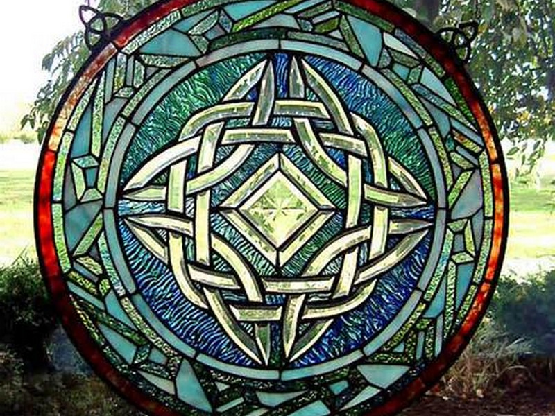 Round Stained Glass Window