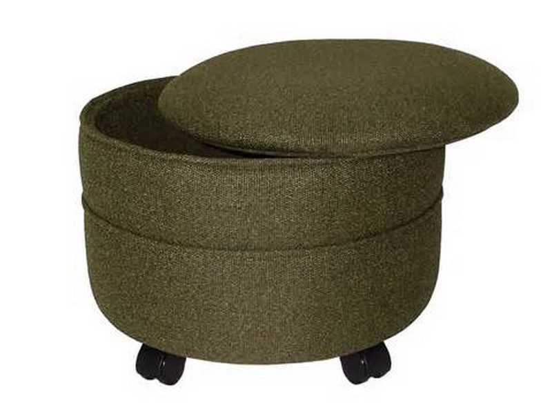 Round Storage Ottomans