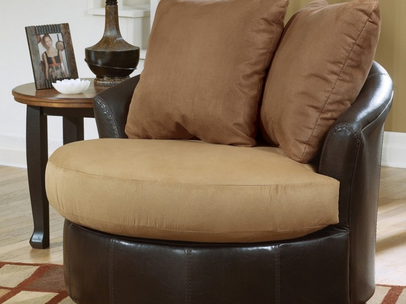 Round Swivel Chair Living Room