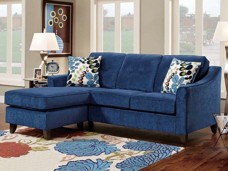 Royal Blue Sectional Sofa