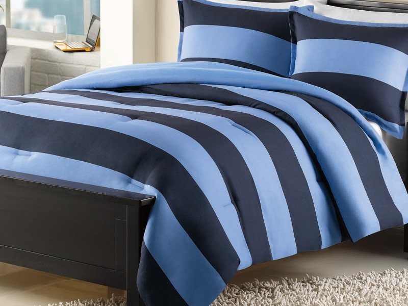 Rugby Stripe Bedding Boys