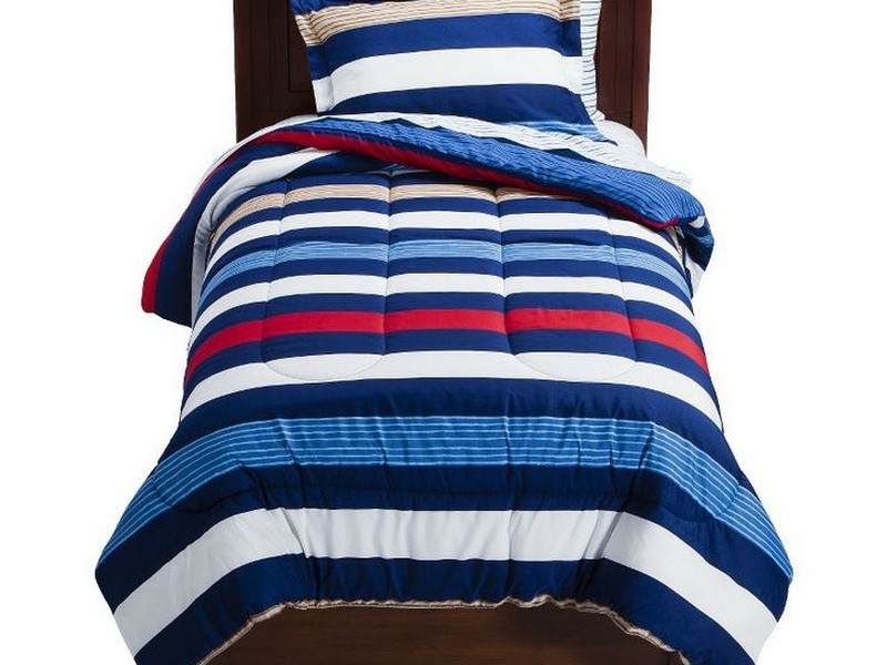 Rugby Stripe Toddler Bedding