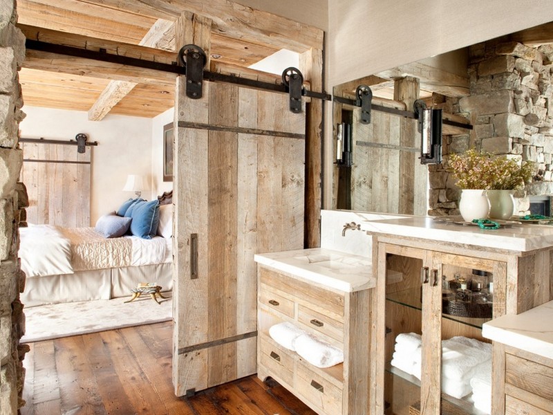 Rustic Bathroom Mirror Ideas