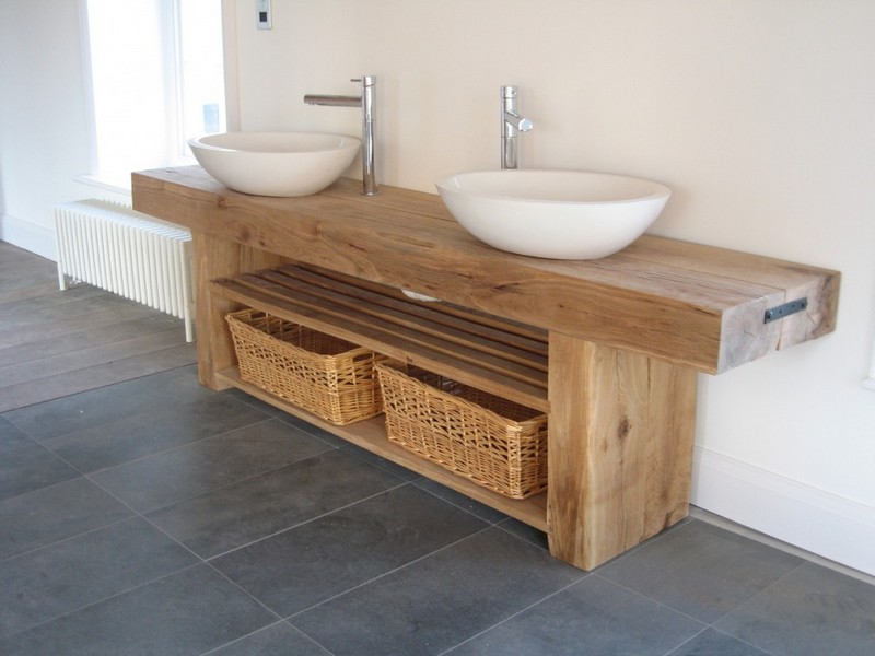 Rustic Bathroom Sink Unit